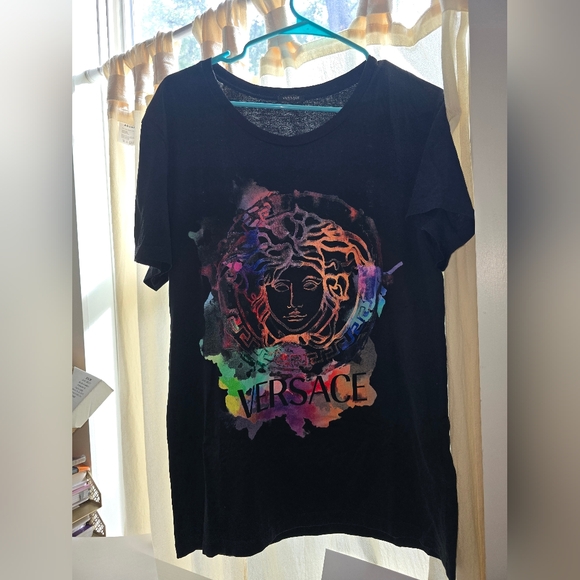 NWOT Versace Medusa Watercolor T-shirt! - Picture 7 of 8